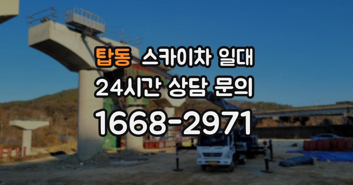 탑동 스카이차 일대