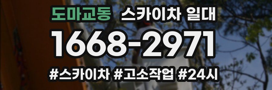 도마교동 스카이차 일대