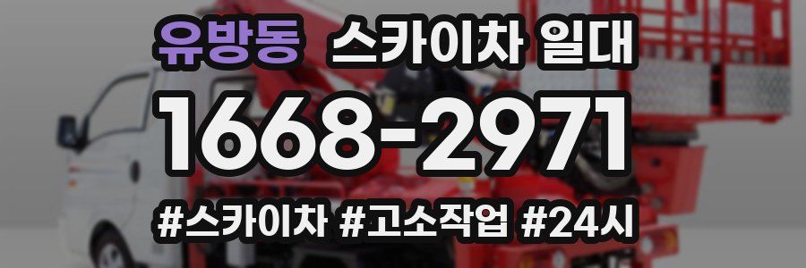 유방동 스카이차 일대