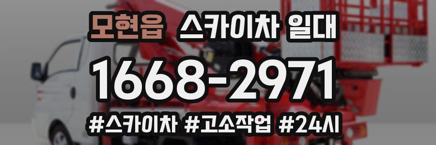 모현읍 스카이차 일대