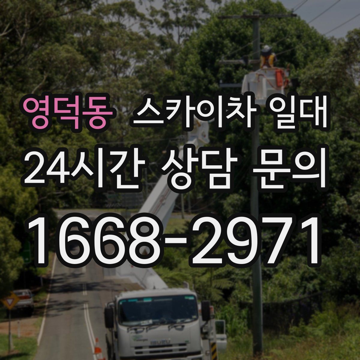 영덕동 스카이차 일대