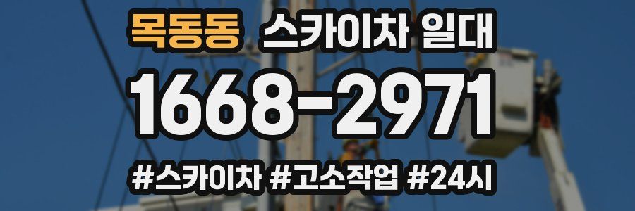 목동동 스카이차 일대