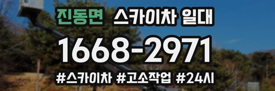 진동면 스카이차 일대