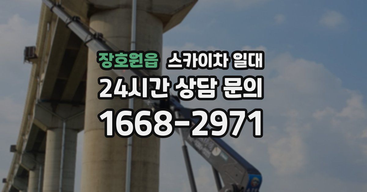 장호원읍 스카이차 일대