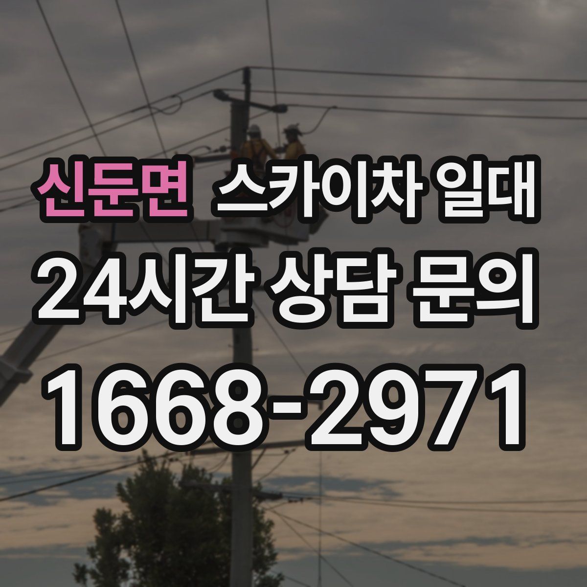 신둔면 스카이차 일대