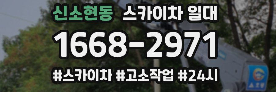 신소현동 스카이차 일대