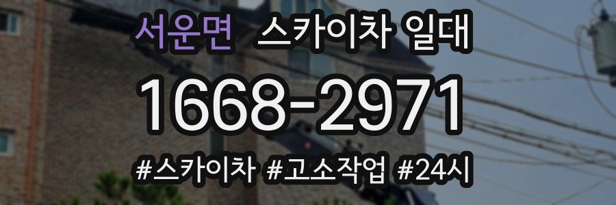 서운면 스카이차 일대