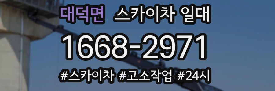 대덕면 스카이차 일대