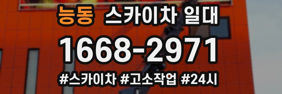 능동 스카이차 일대