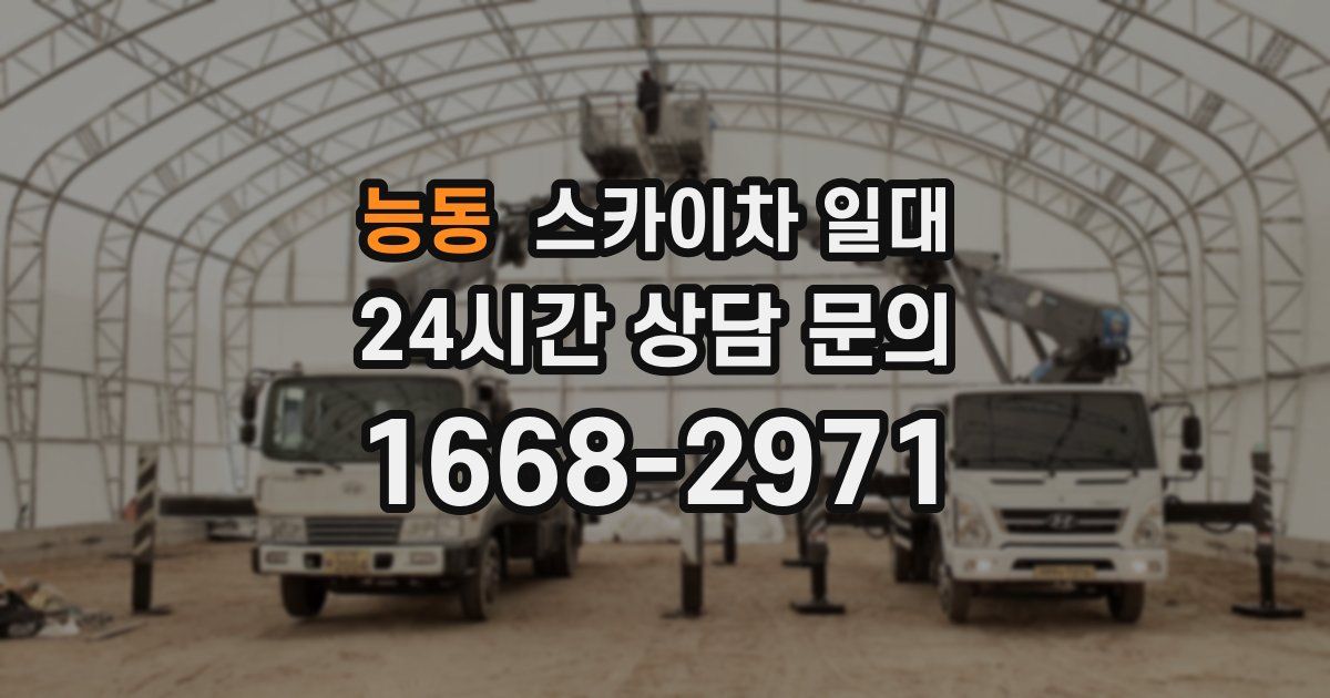 능동 스카이차 일대