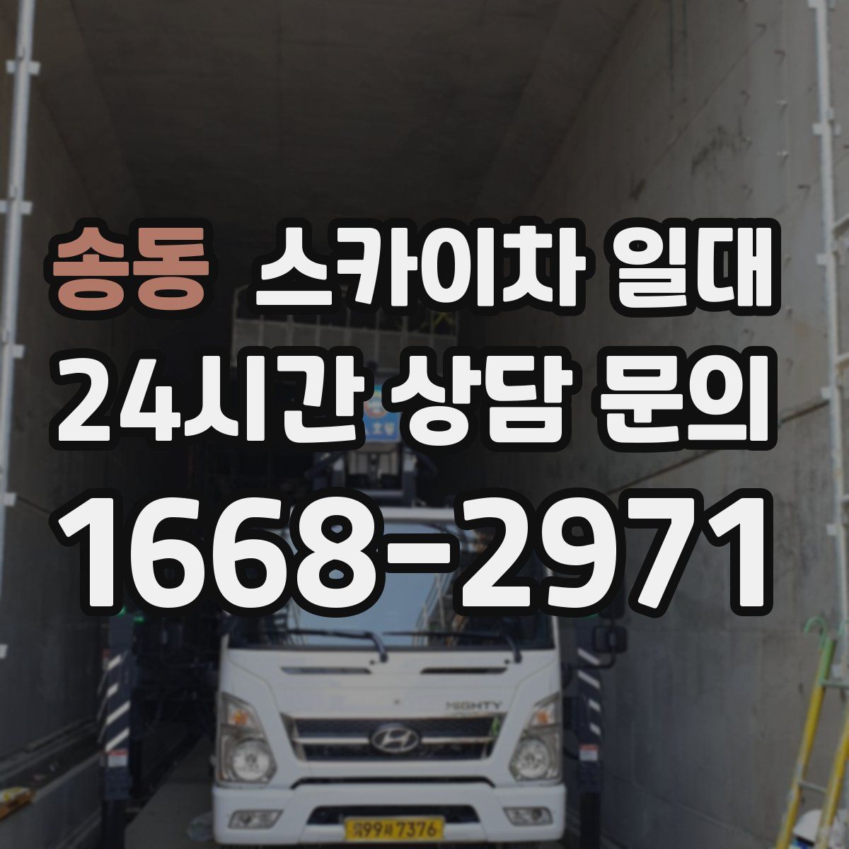 송동 스카이차 일대