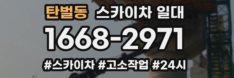 탄벌동 스카이차 일대