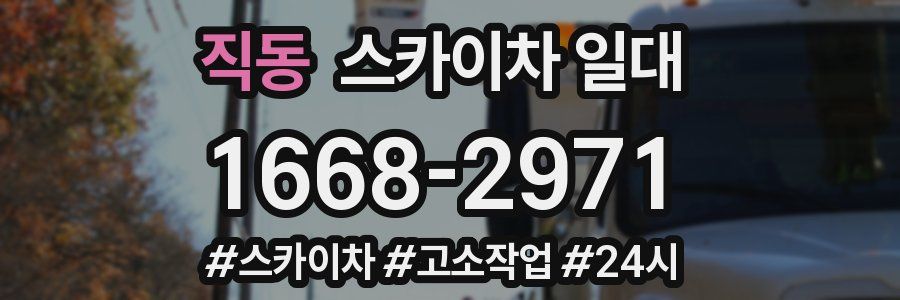직동 스카이차 일대