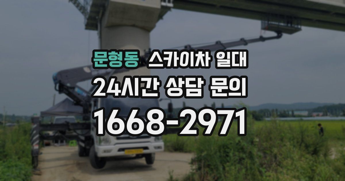 문형동 스카이차 일대