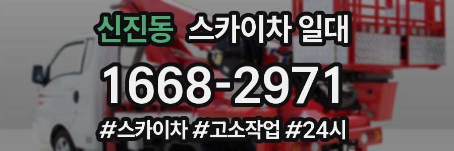 신진동 스카이차 일대