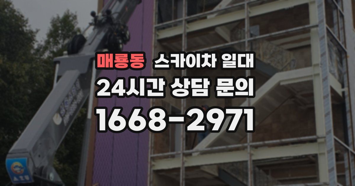 매룡동 스카이차 일대