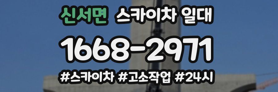 신서면 스카이차 일대