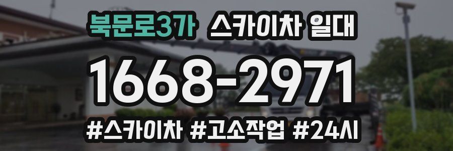 북문로3가 스카이차 일대