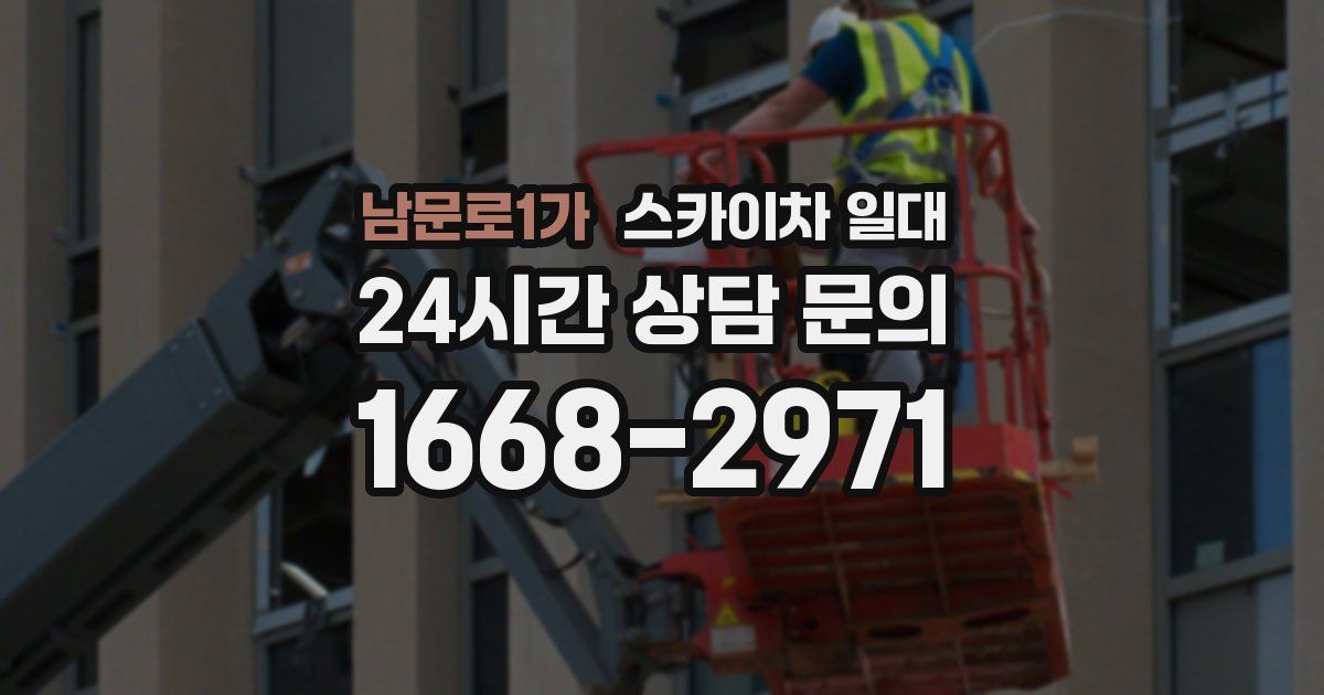 남문로1가 스카이차 일대