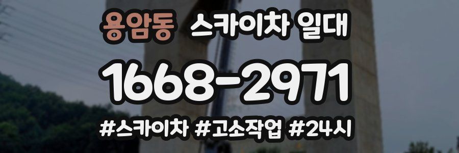 용암동 스카이차 일대
