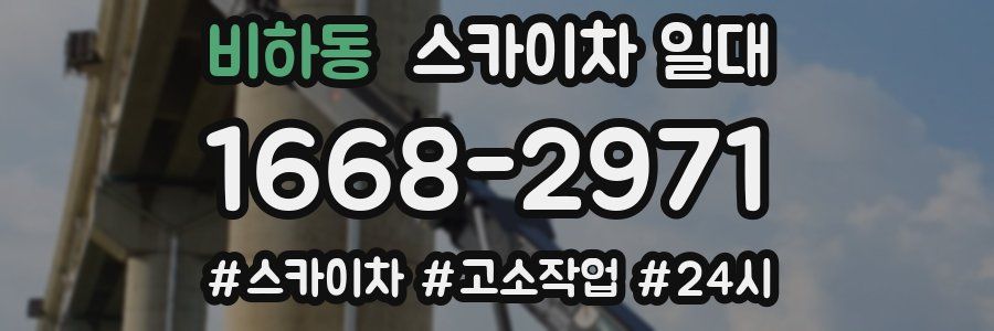 비하동 스카이차 일대