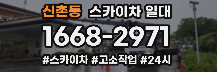 신촌동 스카이차 일대