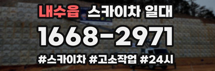 내수읍 스카이차 일대