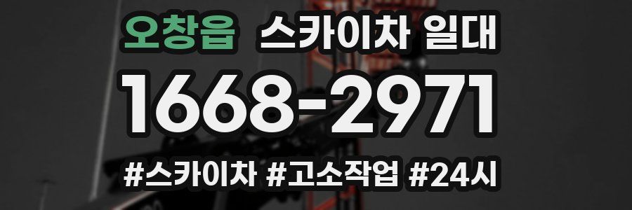 오창읍 스카이차 일대