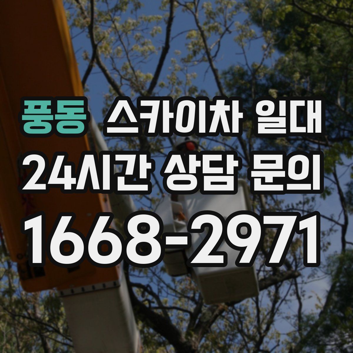 풍동 스카이차 일대
