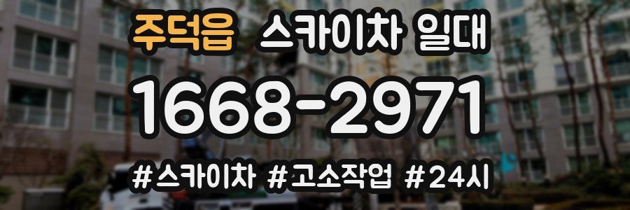 주덕읍 스카이차 일대