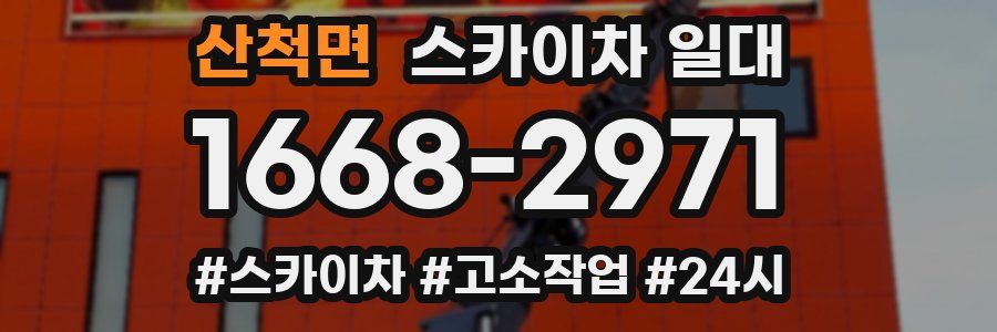 산척면 스카이차 일대
