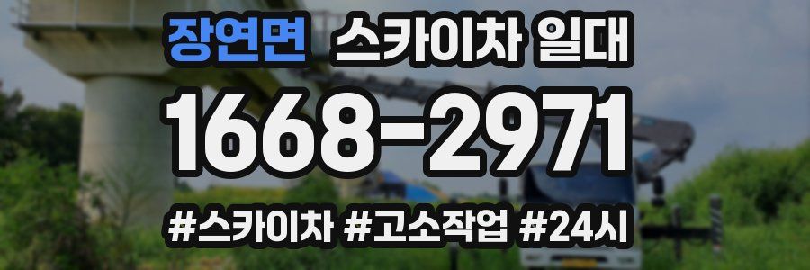 장연면 스카이차 일대