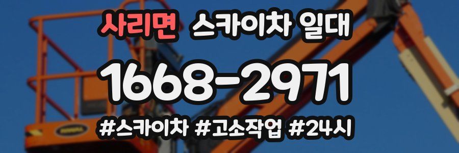 사리면 스카이차 일대