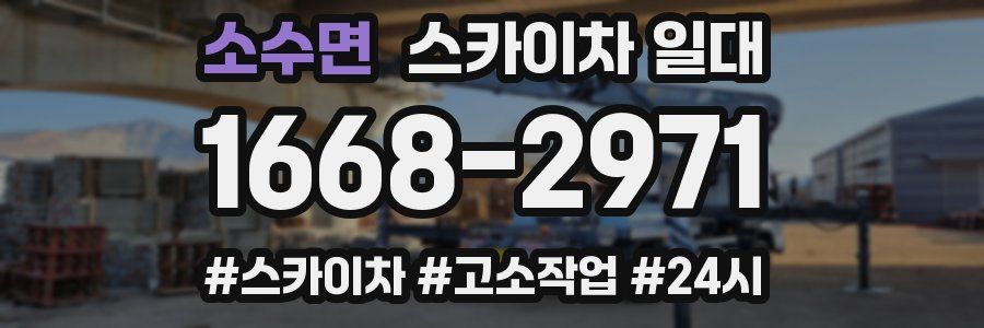 소수면 스카이차 일대