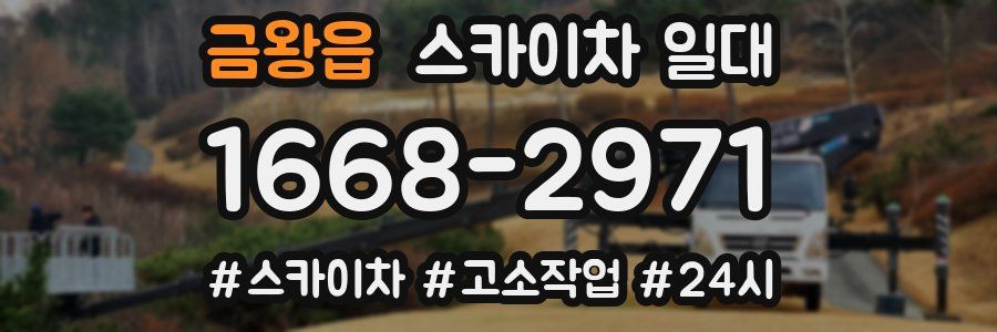 금왕읍 스카이차 일대