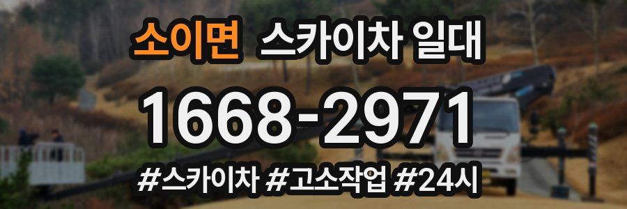 소이면 스카이차 일대