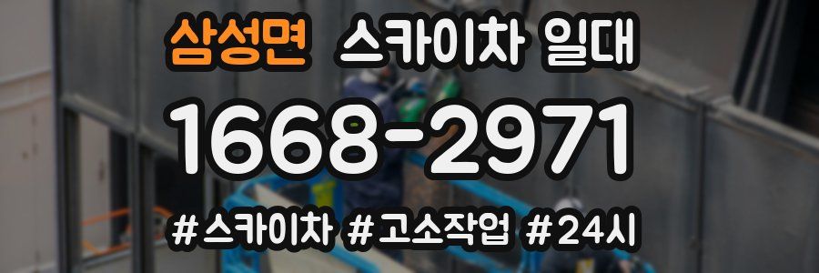 삼성면 스카이차 일대
