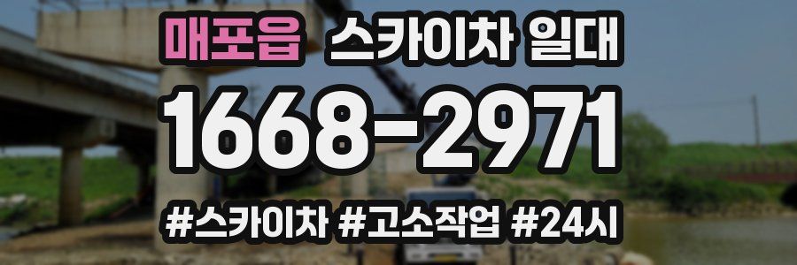 매포읍 스카이차 일대