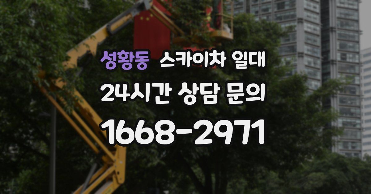 성황동 스카이차 일대