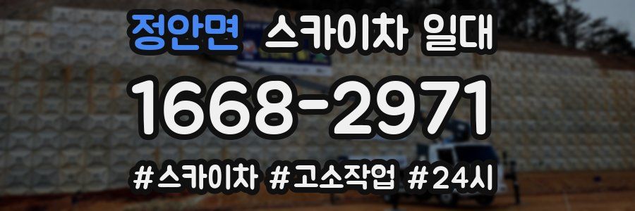 정안면 스카이차 일대
