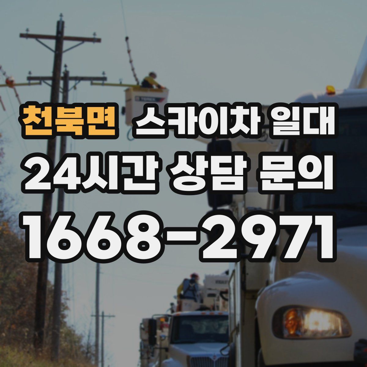 천북면 스카이차 일대