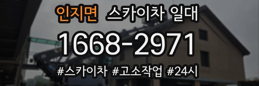 인지면 스카이차 일대
