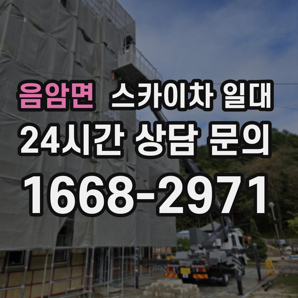 음암면 스카이차 일대
