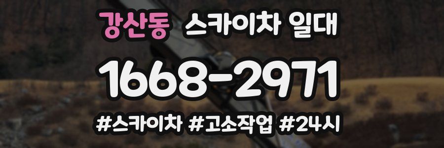 강산동 스카이차 일대