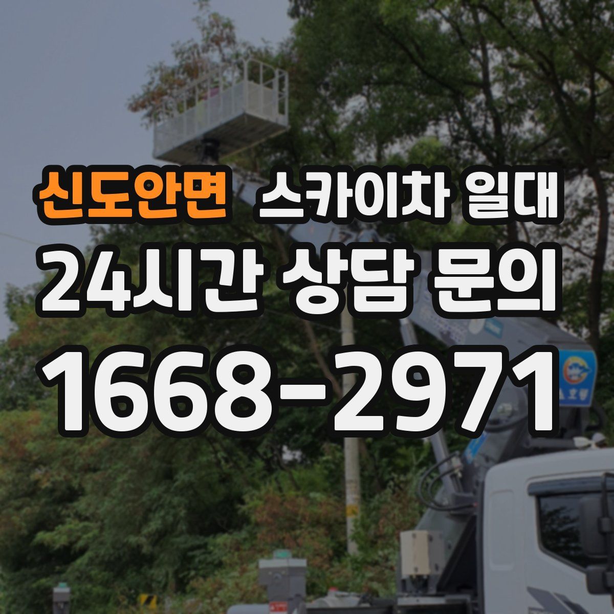 신도안면 스카이차 일대