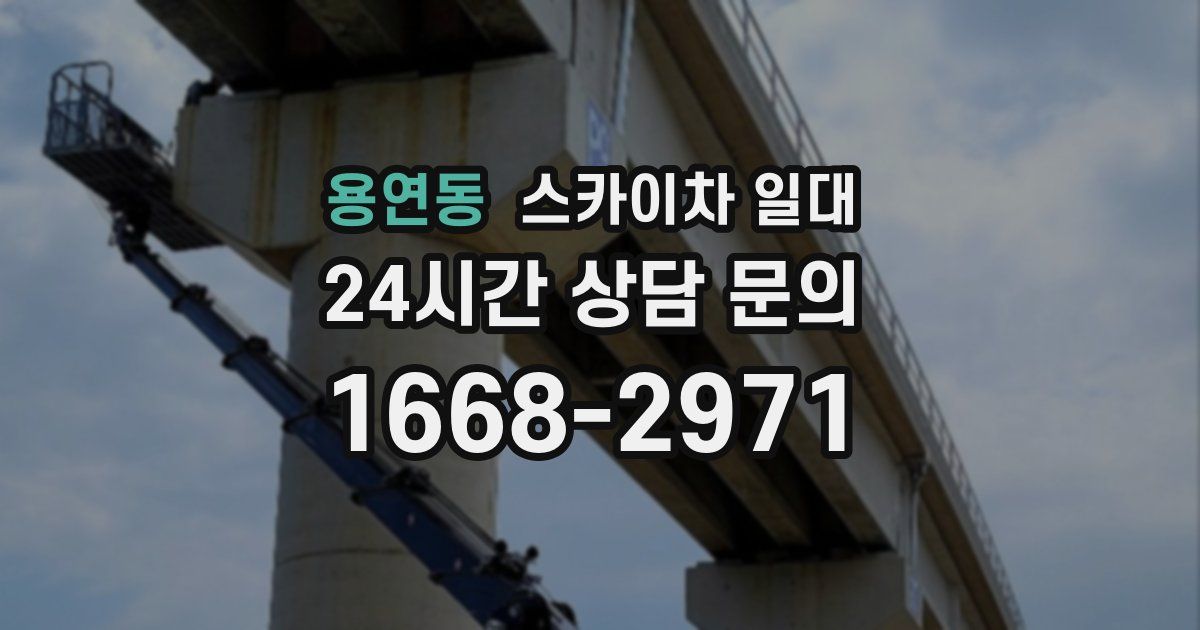 용연동 스카이차 일대