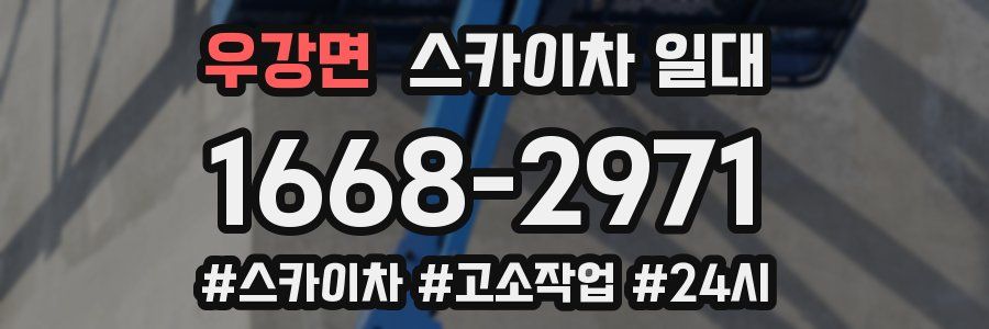 우강면 스카이차 일대