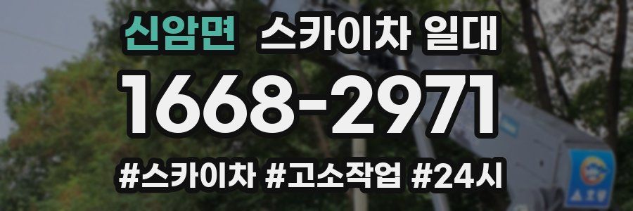 신암면 스카이차 일대