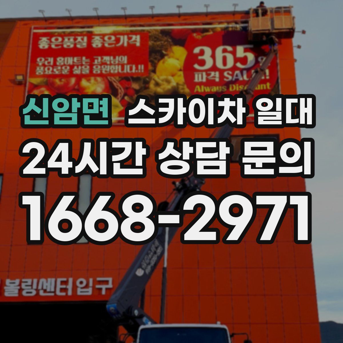 신암면 스카이차 일대