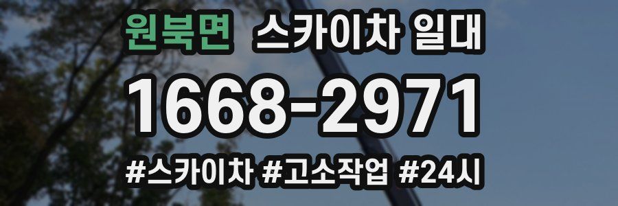 원북면 스카이차 일대